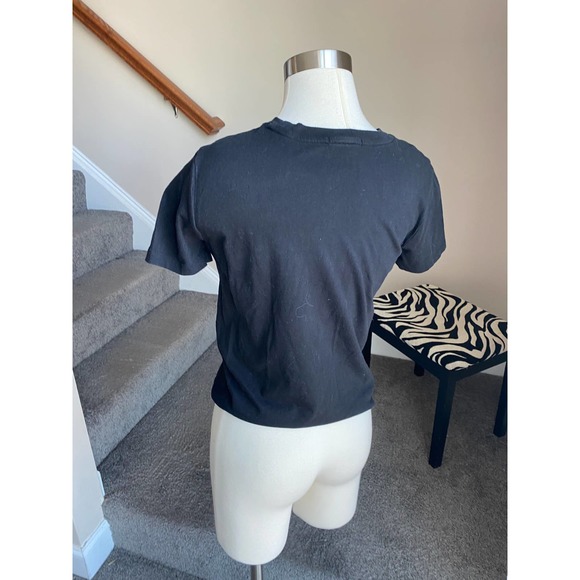 Forever 21 "Honey" black crop top, size small. - Picture 5 of 5